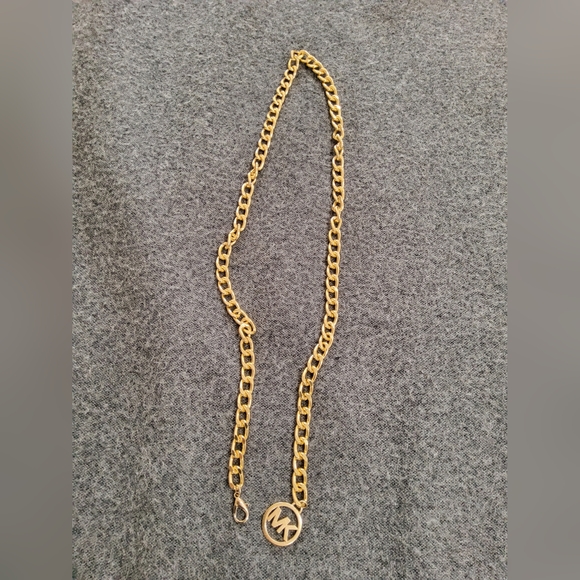Michael Kors Gold Logo Chain Belt main image 5